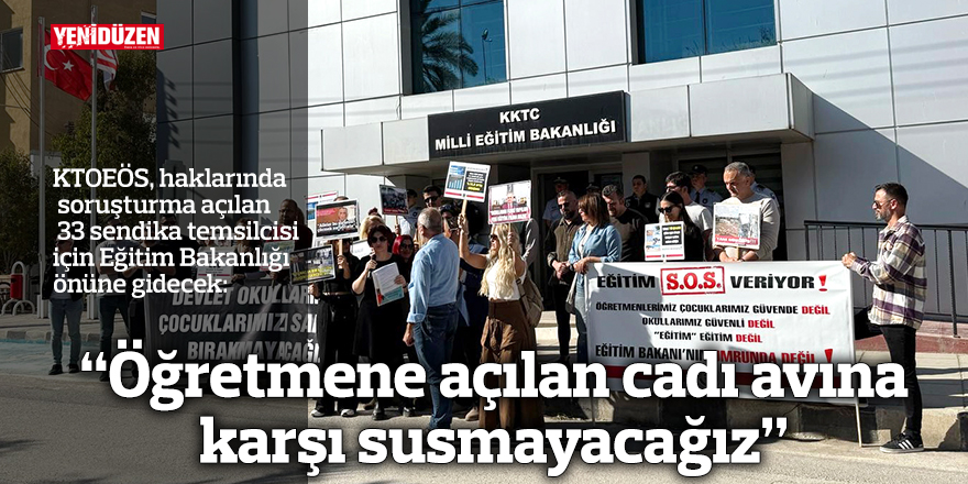 “Öğretmene açılan cadı avına karşı susmayacağız”