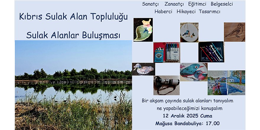 Mağusa’da sulak alanlar için farkındalık etkinliği