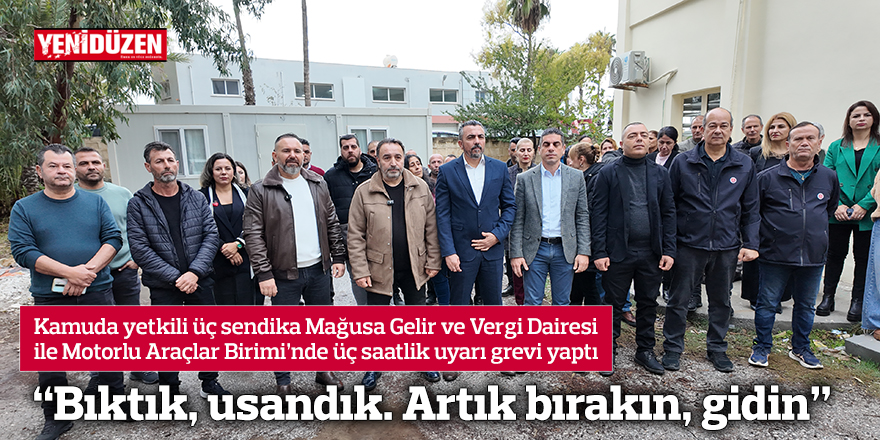 “Bıktık, usandık. Artık bırakın, gidin"