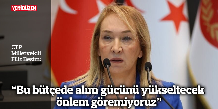 “Bu bütçede alım gücünü yükseltecek önlem göremiyoruz”