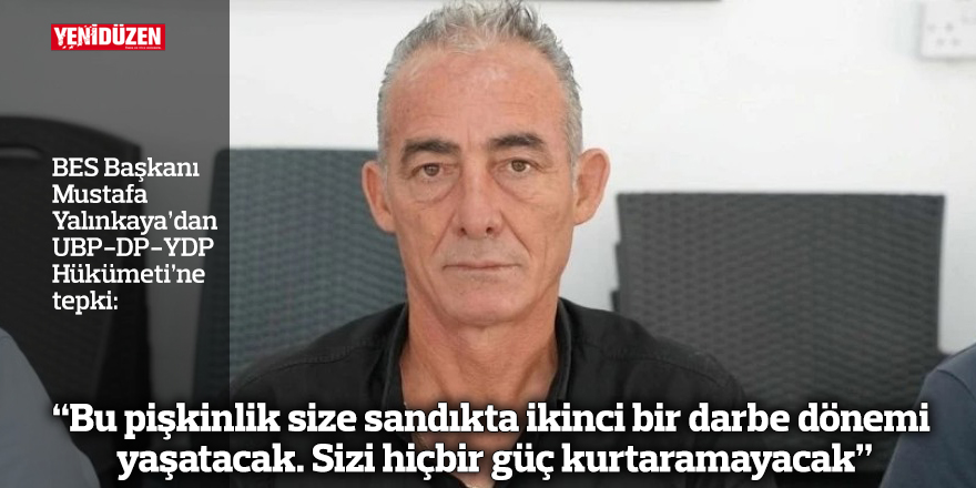 “Bu pişkinlik size sandıkta ikinci bir darbe dönemi yaşatacak. Sizi hiçbir güç kurtaramayacak”