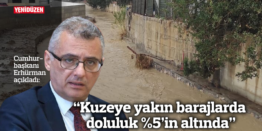 “Kuzeye yakın barajlarda doluluk %5’in altında”