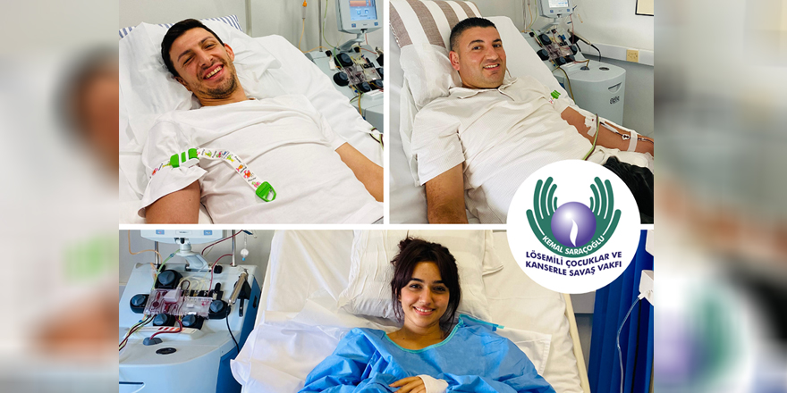 Aspur Yükselir, Ali Solelgil ve Hasret Altunbıçak bağışlarıyla üç hastaya umut oldu