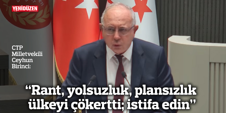 “Rant, yolsuzluk, plansızlık ülkeyi çökertti; istifa edin”