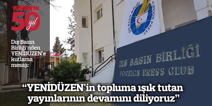 "YENİDÜZEN'in topluma ışık tutan yayınlarının devamını diliyoruz"