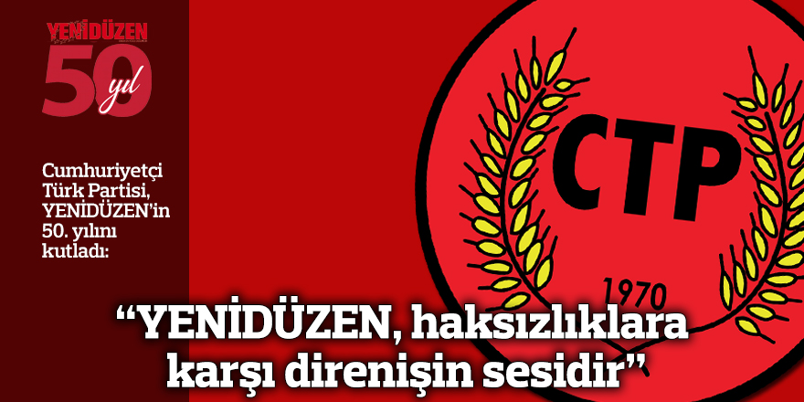 “YENİDÜZEN, haksızlıklara karşı direnişin sesidir”
