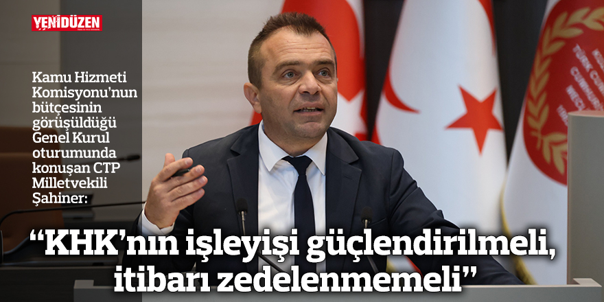 “KHK’nın işleyişi güçlendirilmeli, itibarı zedelenmemeli”
