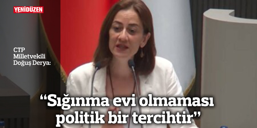 "Sığınma evi olmaması politik bir tercihtir"