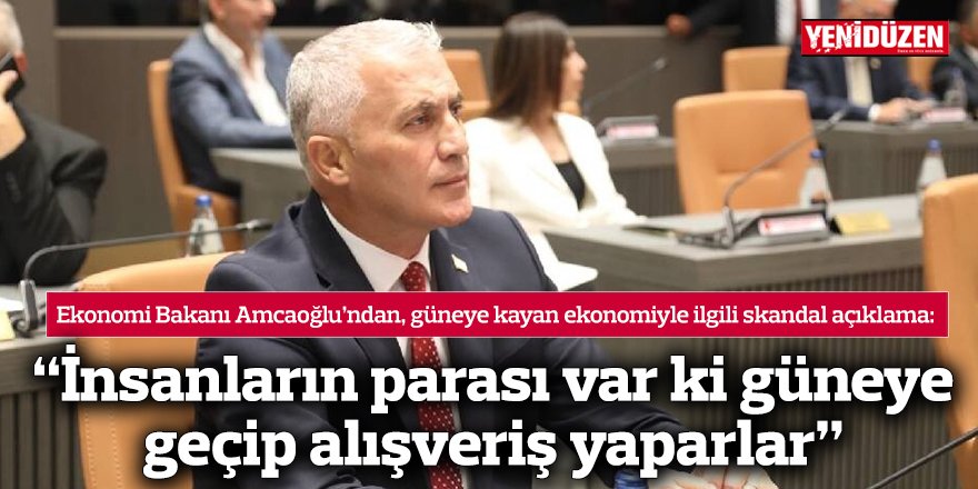 “İnsanların parası var ki güneye geçip alışveriş yaparlar”