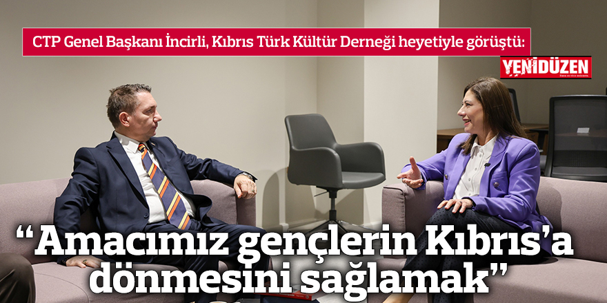 “Amacımız gençlerin Kıbrıs’a dönmesini sağlamak”