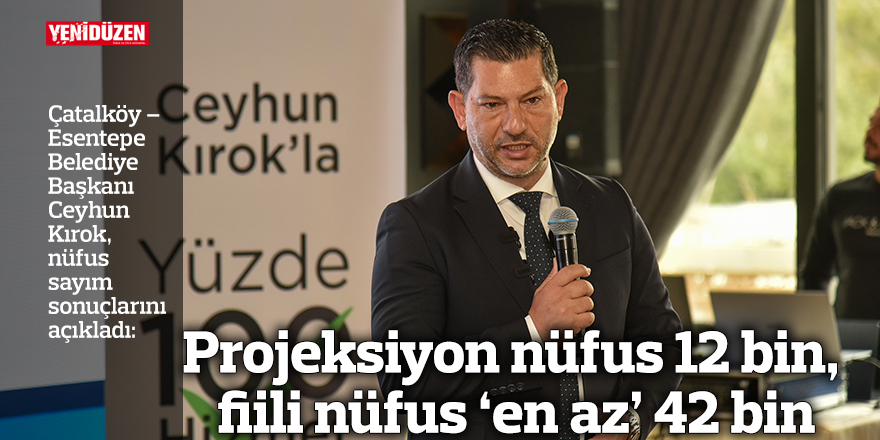 Projeksiyon nüfus 12 bin, fiili nüfus ‘en az’ 42 bin