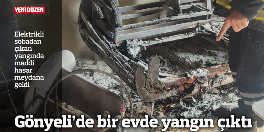 Gönyeli’de bir evde yangın çıktı