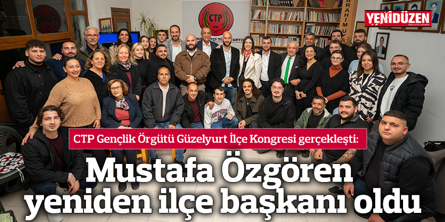 Mustafa Özgören yeniden ilçe başkanı oldu