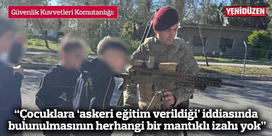 “Çocuklara ‘askeri eğitim verildiği’ iddiasında bulunulmasının herhangi bir mantıklı izahı yok”