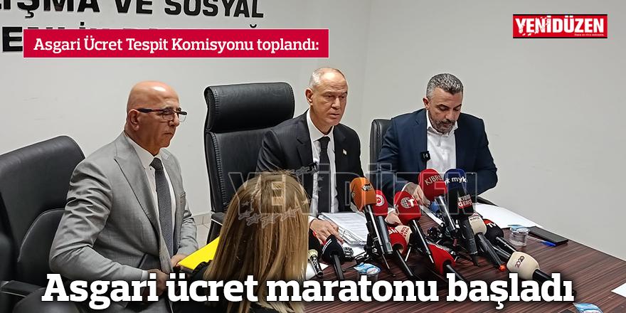 Asgari ücret maratonu başladı