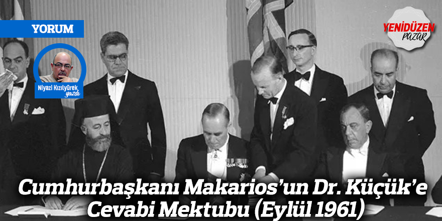Cumhurbaşkanı Makarios’un Dr. Küçük’e Cevabi Mektubu (Eylül 1961)
