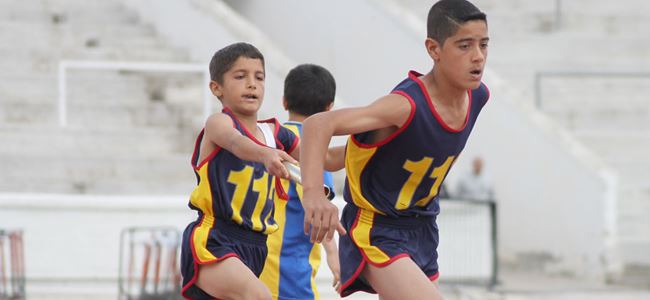 Atletizmde sıra ilkokullarda