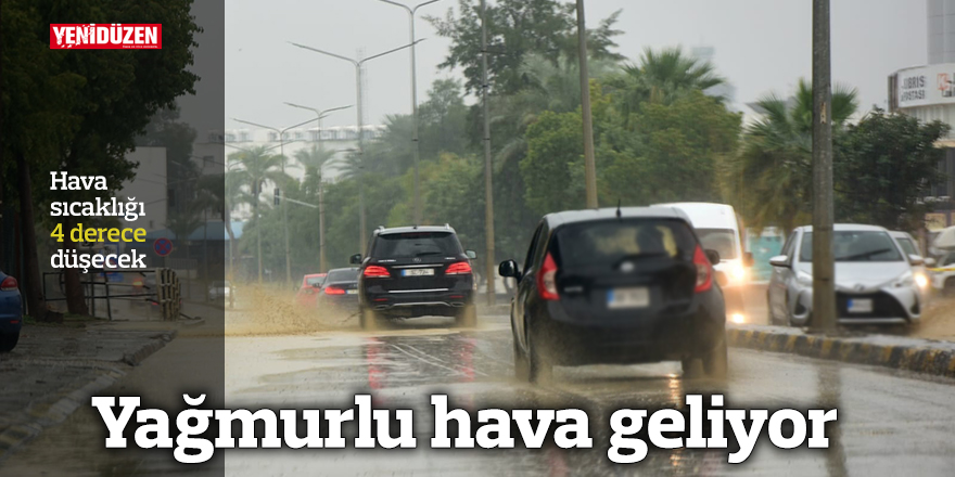 Yağmurlu hava geliyor