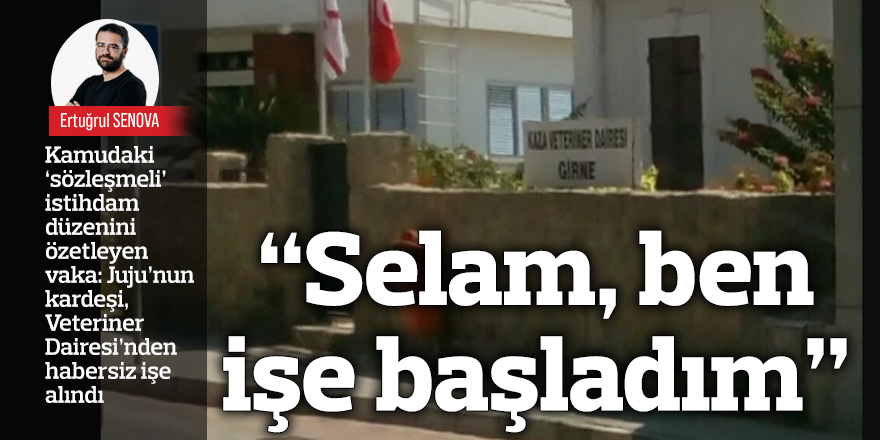 Kamudaki ‘sözleşmeli’ istihdam düzenini özetleyen vaka: “Selam, ben işe başladım”