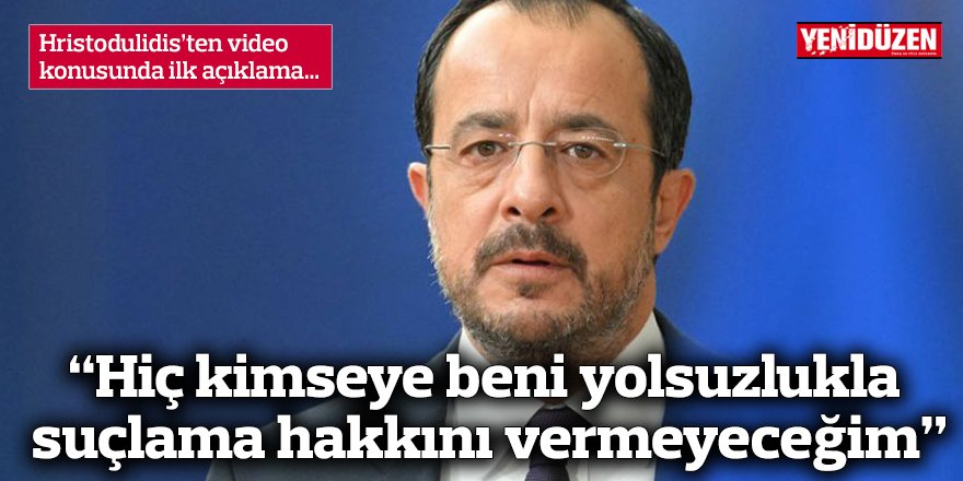 “Hiç kimseye beni yolsuzlukla suçlama hakkını vermeyeceğim”