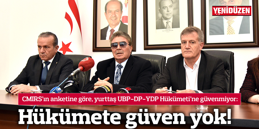 Hükümete güven yok!
