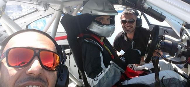 İlk yarışında birinci geldi