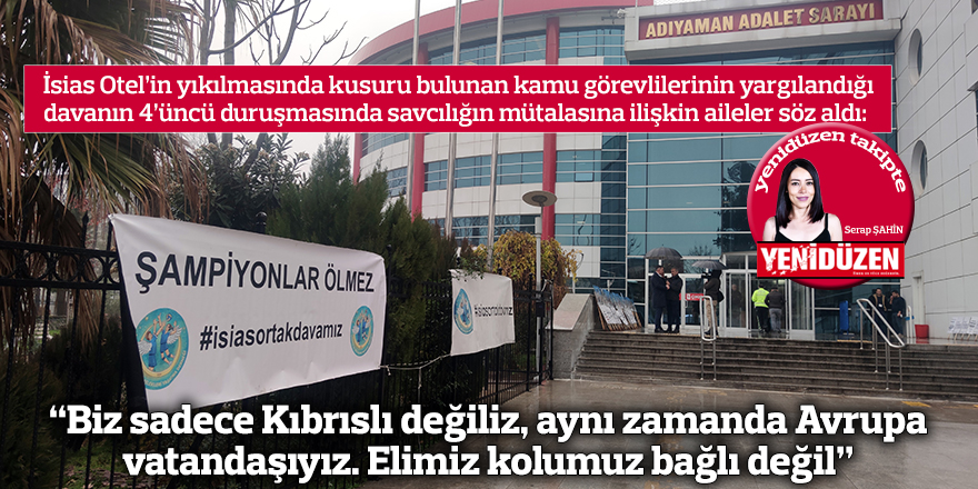 “Biz sadece Kıbrıslı değiliz, aynı zamanda Avrupa vatandaşıyız. Elimiz kolumuz bağlı değil”