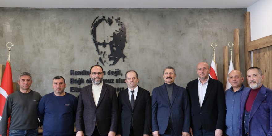 İskele Belediyesi, kardeş şehri Uçhisar Belediyesi’ni kabul etti