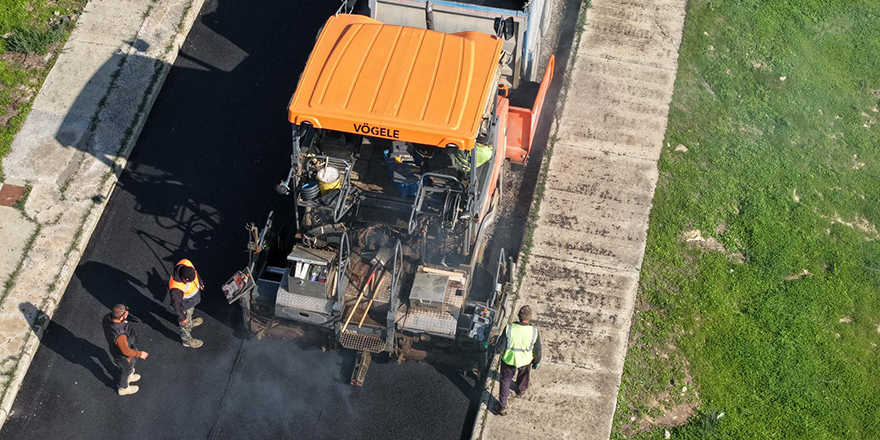 Mağusa’da 2. Etap Asfalt Yenileme çalışmaları sürüyor