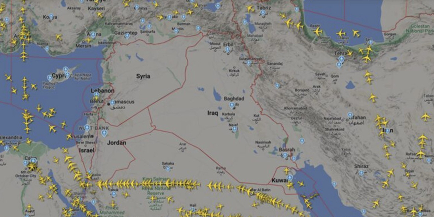 Ortadoğu'ya birçok uçuş iptal edildi