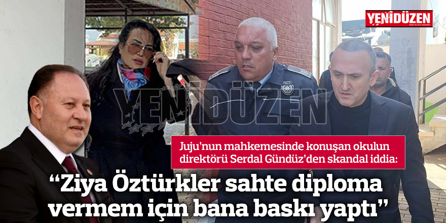 “Ziya Öztürkler sahte diploma vermem için bana baskı yaptı”