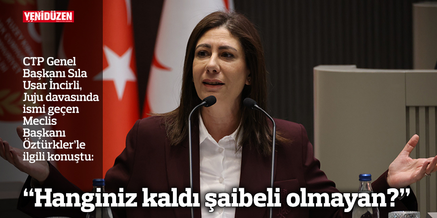 “Hanginiz kaldı şaibeli olmayan?”