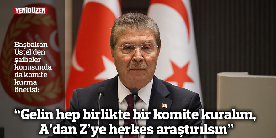 “Gelin hep birlikte bir komite kuralım, A’dan Z’ye herkes araştırılsın”