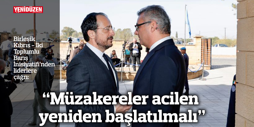 “Müzakereler acilen yeniden başlatılmalı”