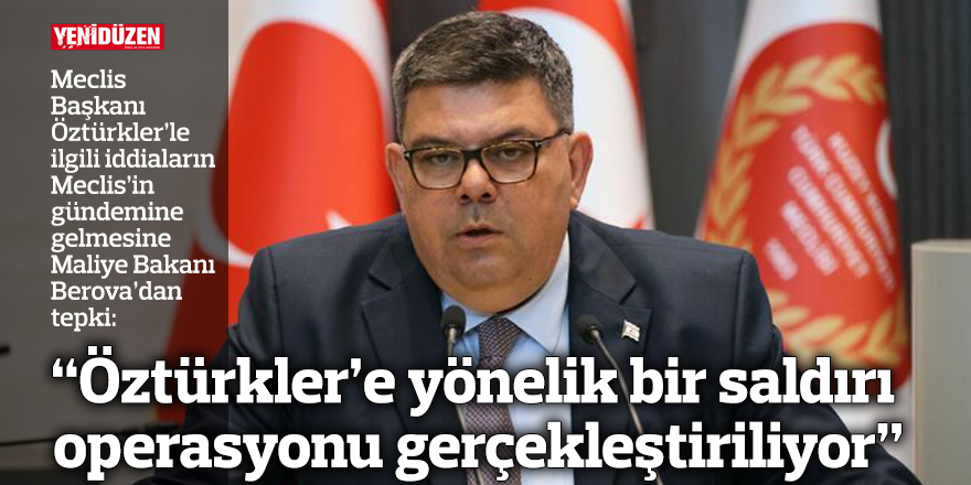 “Öztürkler’e yönelik bir saldırı operasyonu gerçekleştiriliyor”