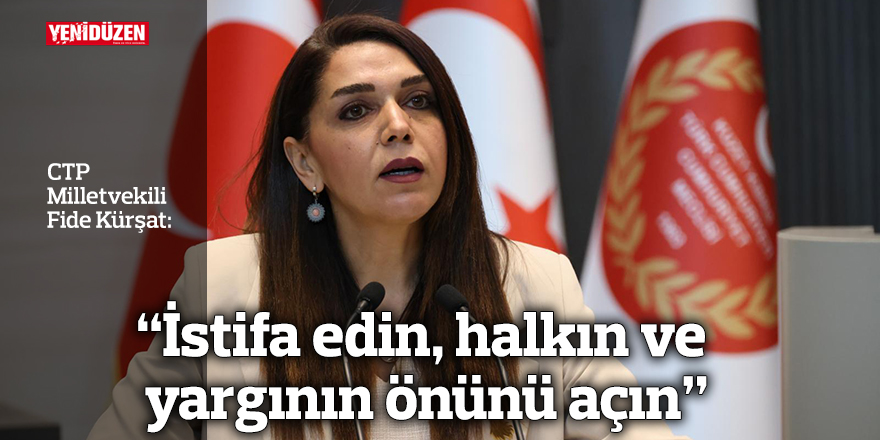 “İstifa edin, halkın ve yargının önünü açın”