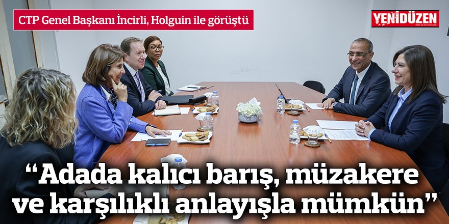 “Adada kalıcı barış, müzakere ve karşılıklı anlayışla mümkün”