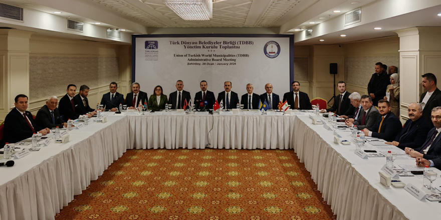 Özçınar, Gaziantep’teki TDBB Yönetim Kurulu toplantısına katıldı