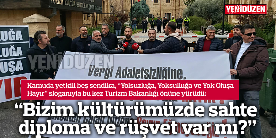 "Bizim kültürümüzde sahte diploma ve rüşvet var mı?"