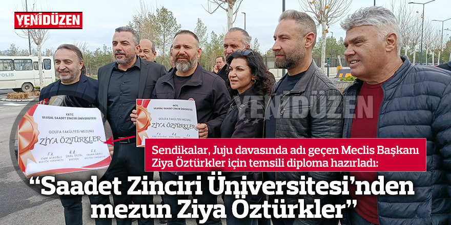"Saadet Zinciri Üniversitesi’nden mezun Ziya Öztürkler"