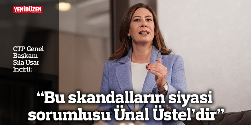 "Bu skandalların siyasi sorumlusu Ünal Üstel’dir"