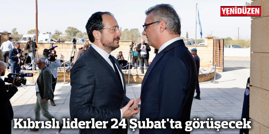 Kıbrıslı liderler 24 Şubat'ta görüşecek