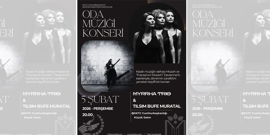 Myrha Trio ve Tılsım Bufe Muratal, “Kış Konseri” ile sanatseverlerle buluşuyor