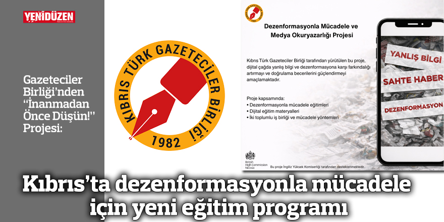 Kıbrıs’ta Dezenformasyonla Mücadele İçin Yeni Eğitim Programı