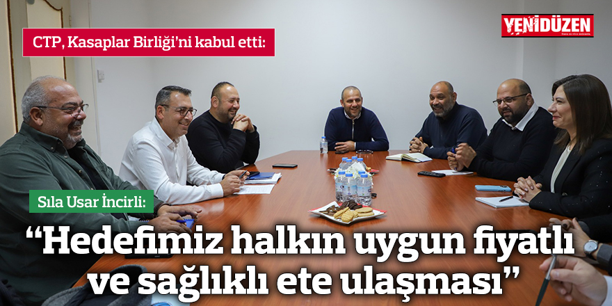 İncirli: Hedefimiz halkın uygun fiyatlı ve sağlıklı ete ulaşması