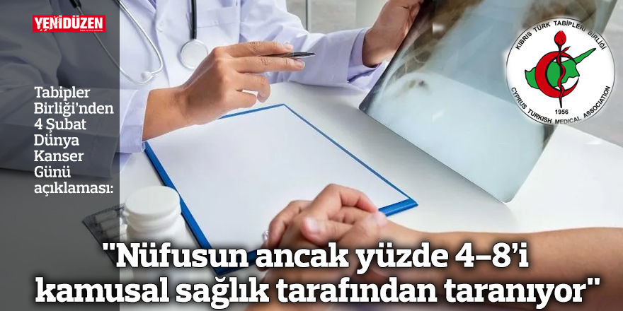 "Nüfusun ancak yüzde 4-8’i kamusal sağlık tarafından taranıyor"