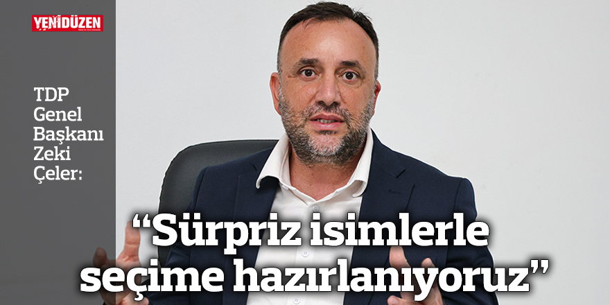 “Sürpriz isimlerle seçime hazırlanıyoruz”