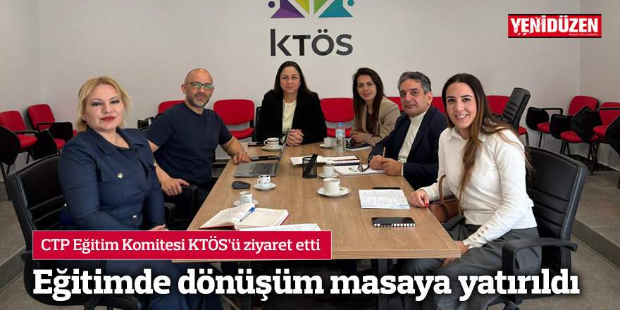 CTP Eğitim Komitesi KTÖS’ü ziyaret etti