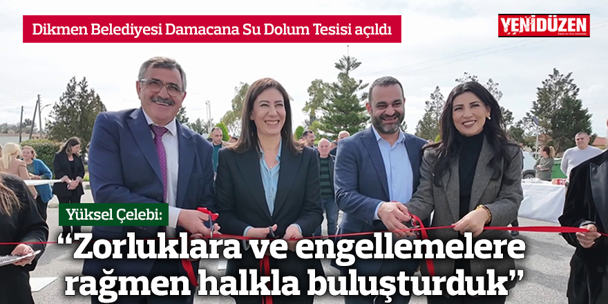 Dikmen Belediyesi Damacana Su Dolum Tesisi açıldı