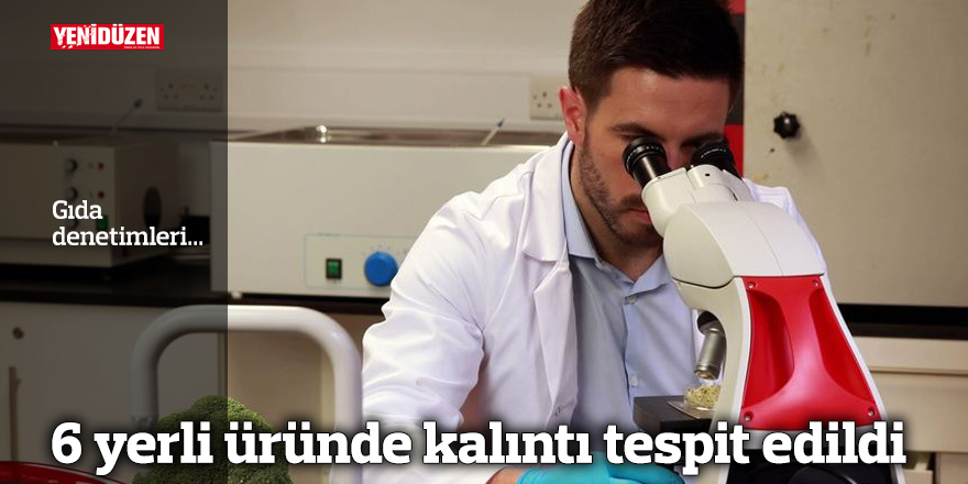 6 yerli üründe kalıntı tespit edildi